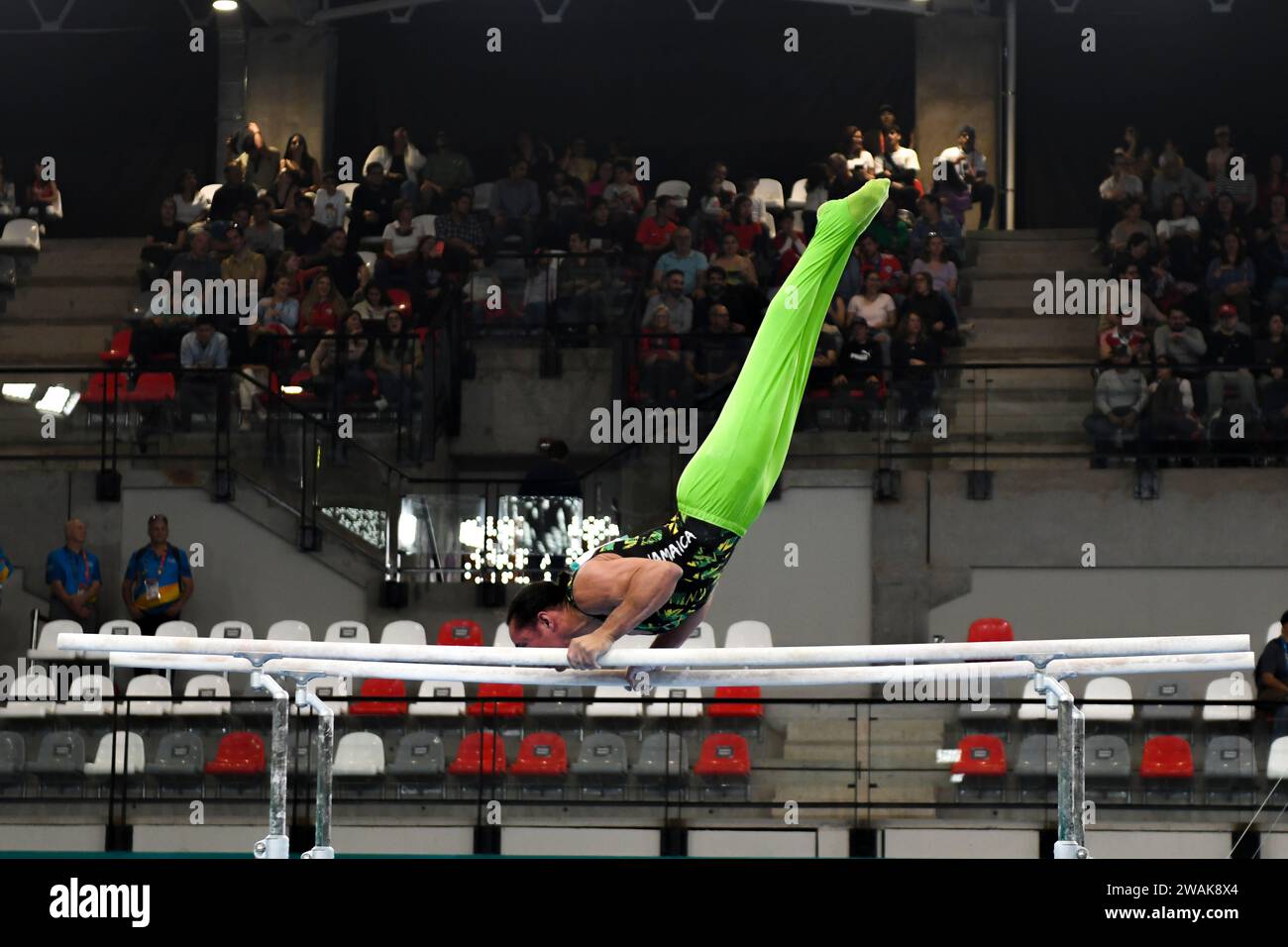 Santiago, Chile, October 23, 2023, Caleb FAULK (JAM) during Gymnastics