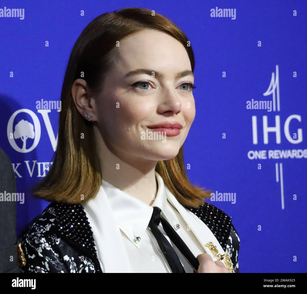 Palm Springs, California, U.S.A. 4th Jan, 2024. Emma Stone on the Red ...