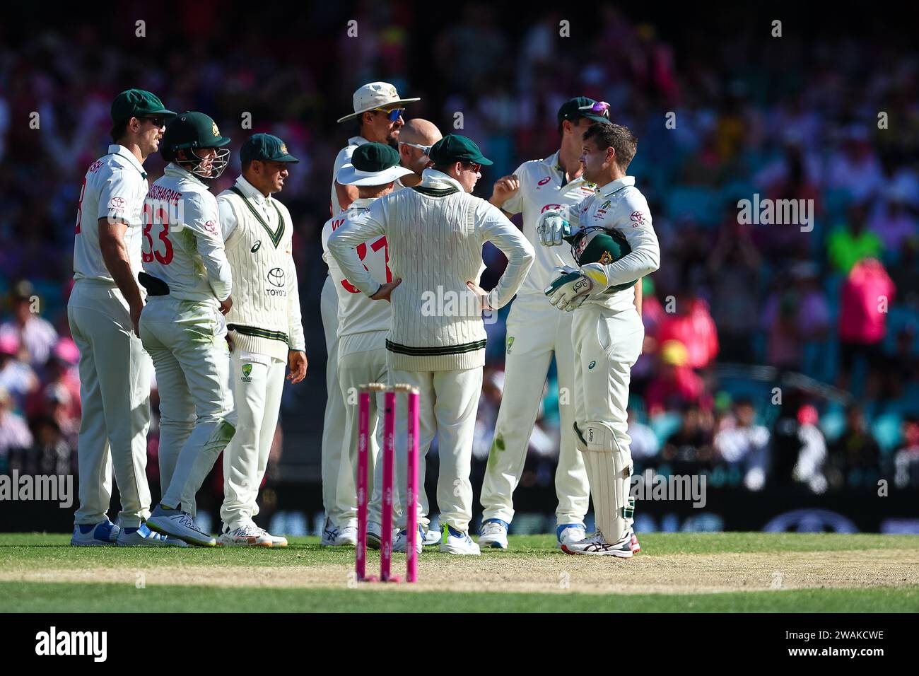 Sydney Cricket Ground, Sydney, Australia; 5th January 2024, International Test Cricket