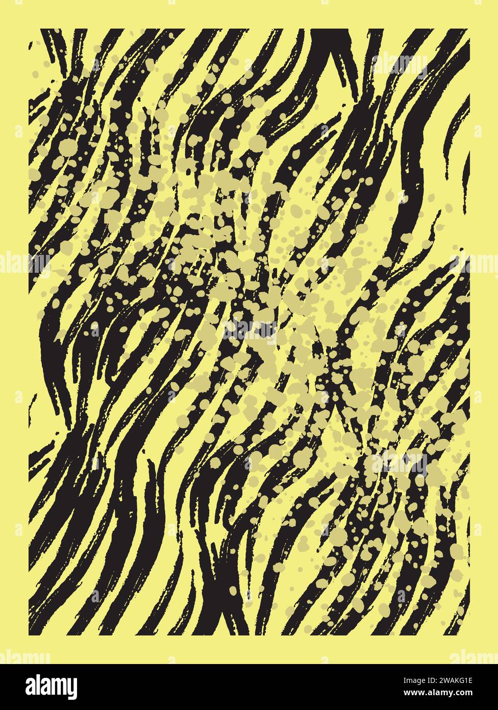 illustration frame with abstract lines Stock Vector