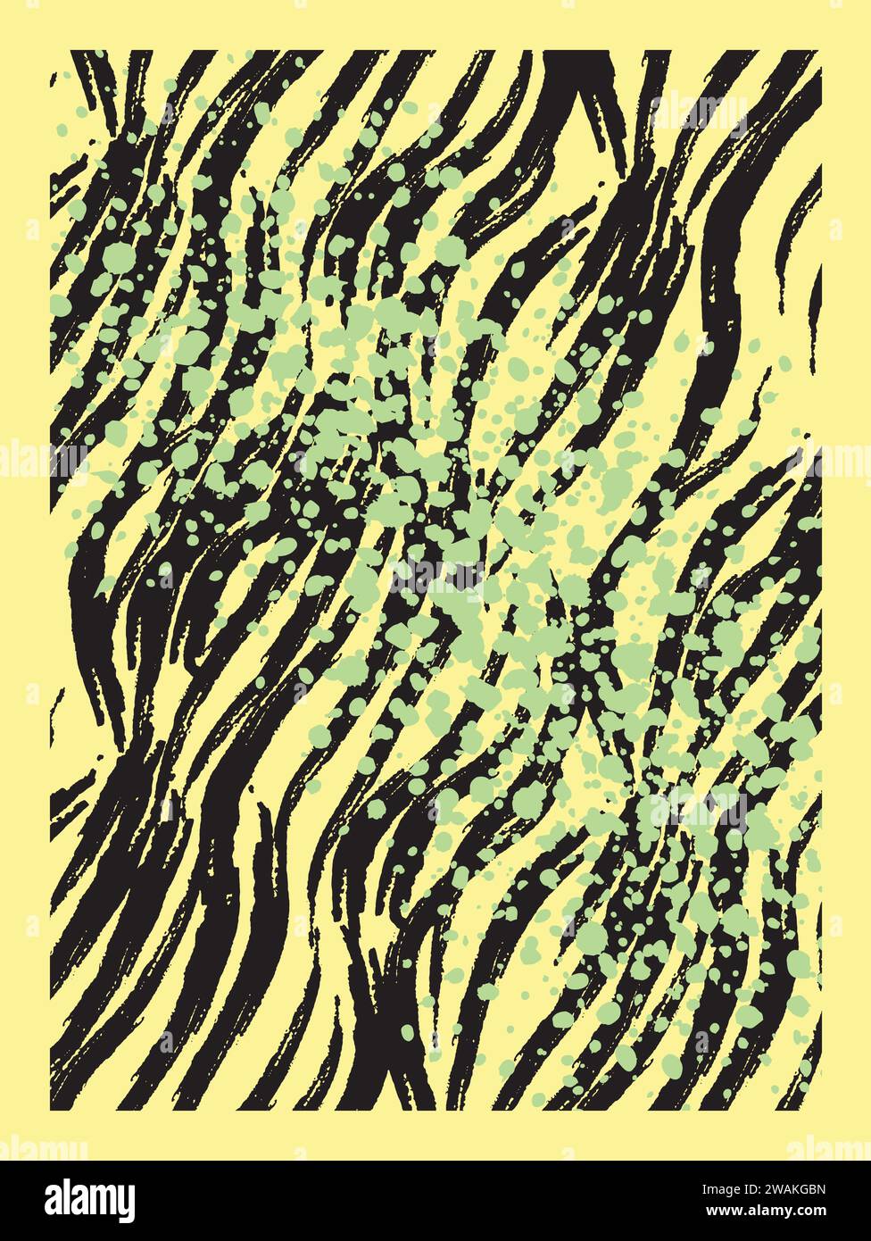 illustration frame with abstract lines Stock Vector