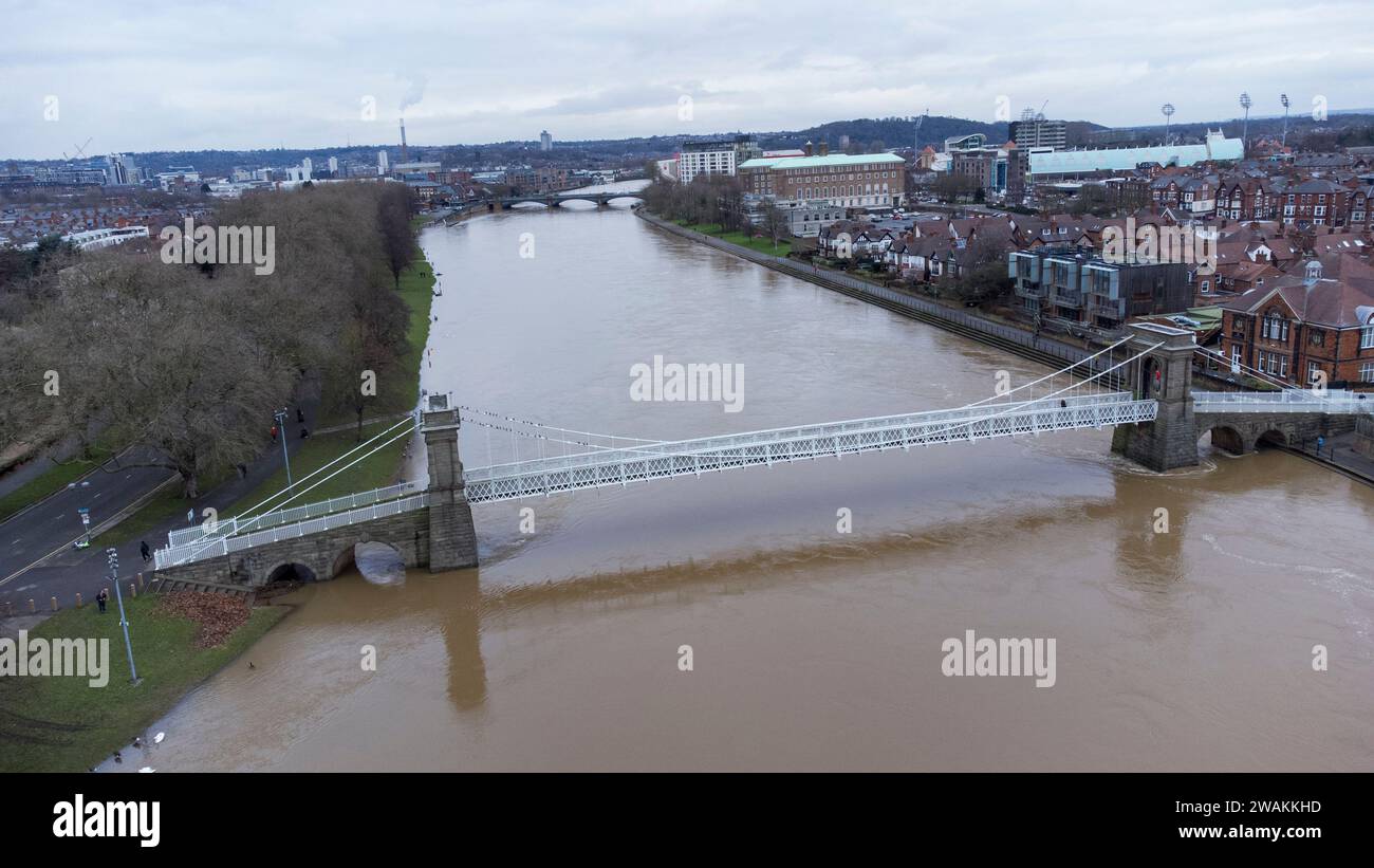 Nottingham Floods January 2024 Stock Photo Alamy