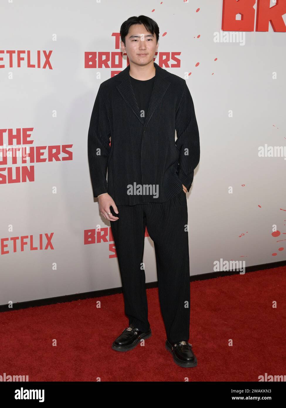 January 4 2024 Hollywood California United States Nick Lee Attends   January 4 2024 Hollywood California United States Nick Lee Attends The Los Angeles Premiere Of The Brothers Sun Credit Image Billy Bennightzuma Press Wire Editorial Usage Only! Not For Commercial Usage! 2WAKKN3 