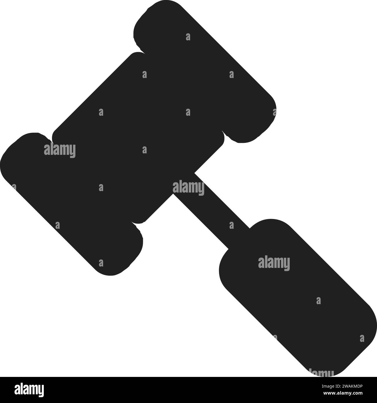 Gavel icon vector. Hammer symbol vector Stock Vector Image & Art Alamy