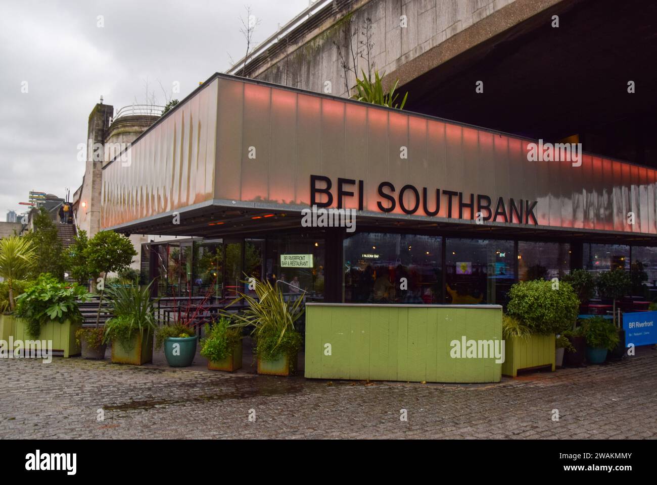 London, UK 5th January 2024. Exterior view of BFI Southbank cinema. Credit: Vuk Valcic / Alamy Stock Photo