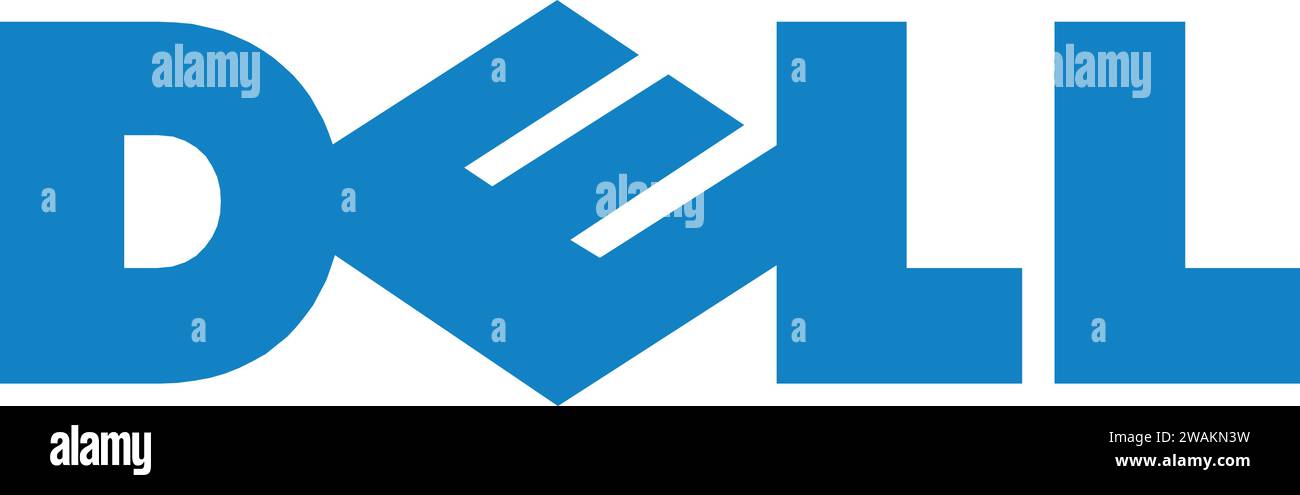 Dell logo Vector | Computer Campany Logotype Stock Vector
