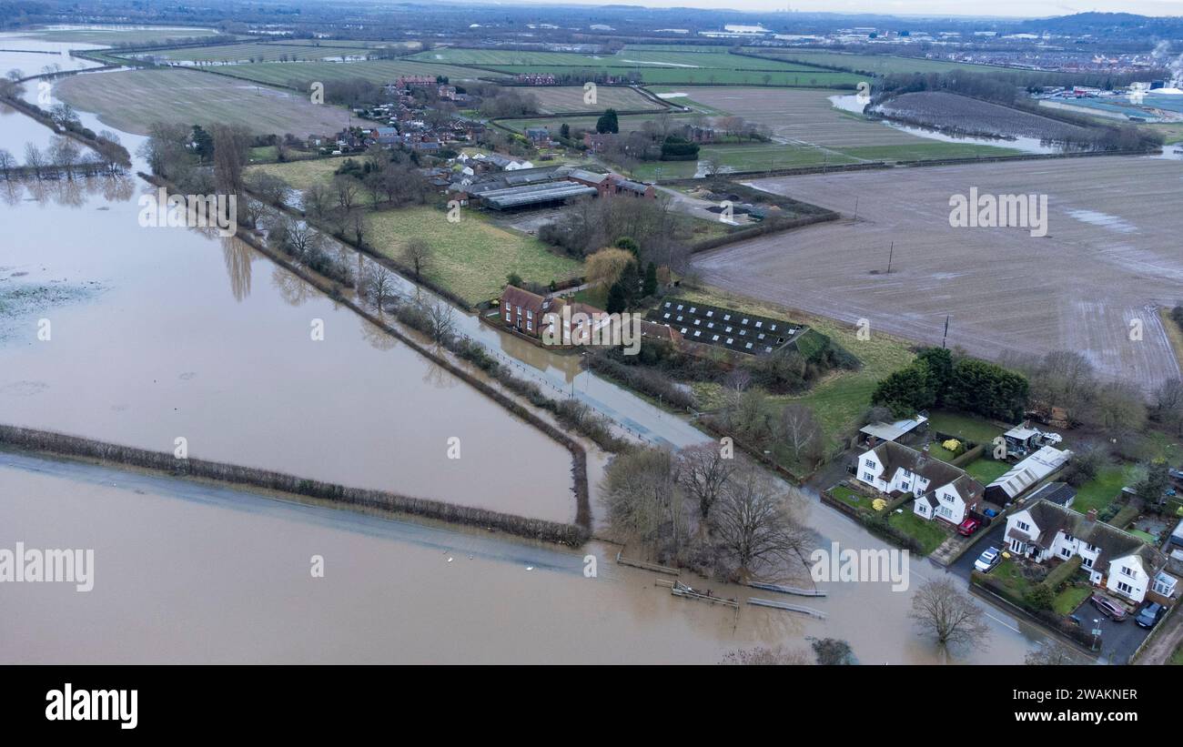 Nottingham Floods January 2024 Stock Photo Alamy