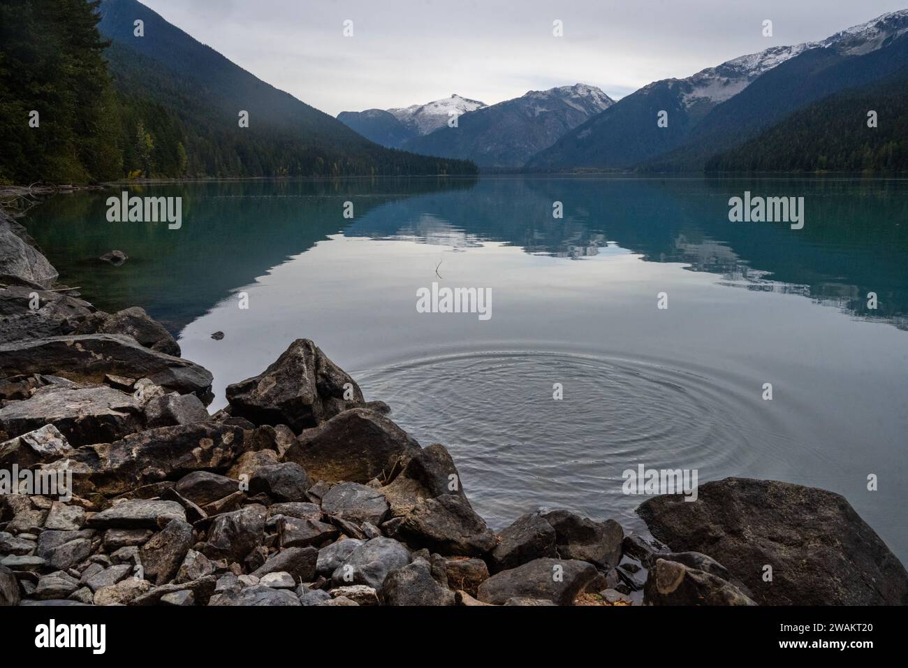 Emerald Lake British Columbia Canada Stock Photo