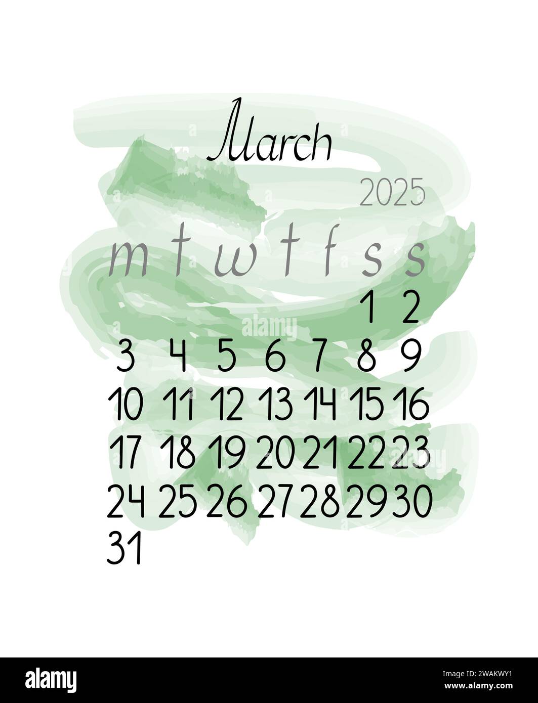 2032 year vintage calendar weeks start on sunday Vector Image, 2032