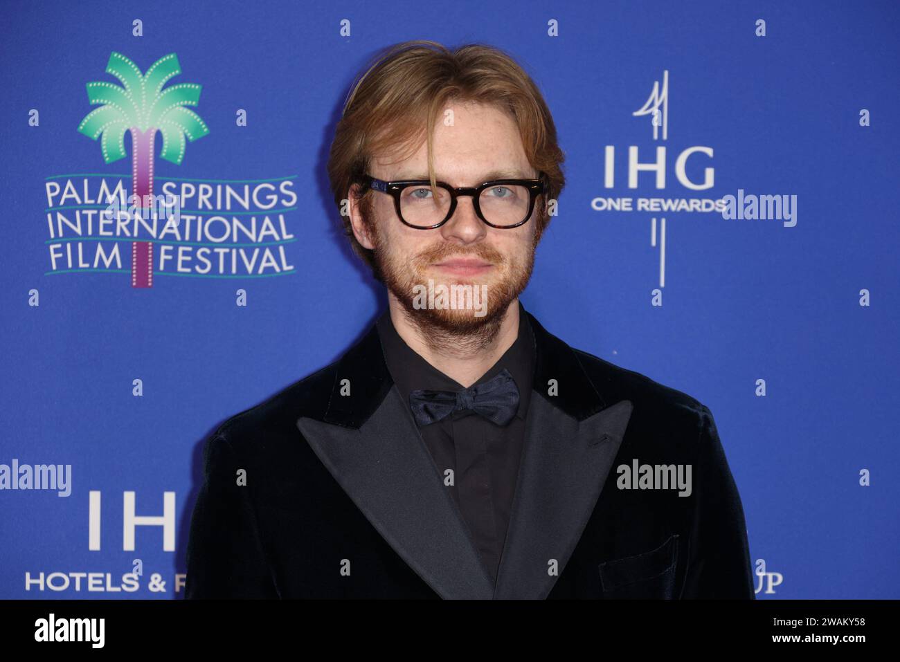 Finneas O'Connell attends the 35th Annual Palm Springs International Film Awards at Palm Springs Convention Center on January 04, 2024 in Palm Springs, California. Photo: CraSH/imageSPACE Stock Photo