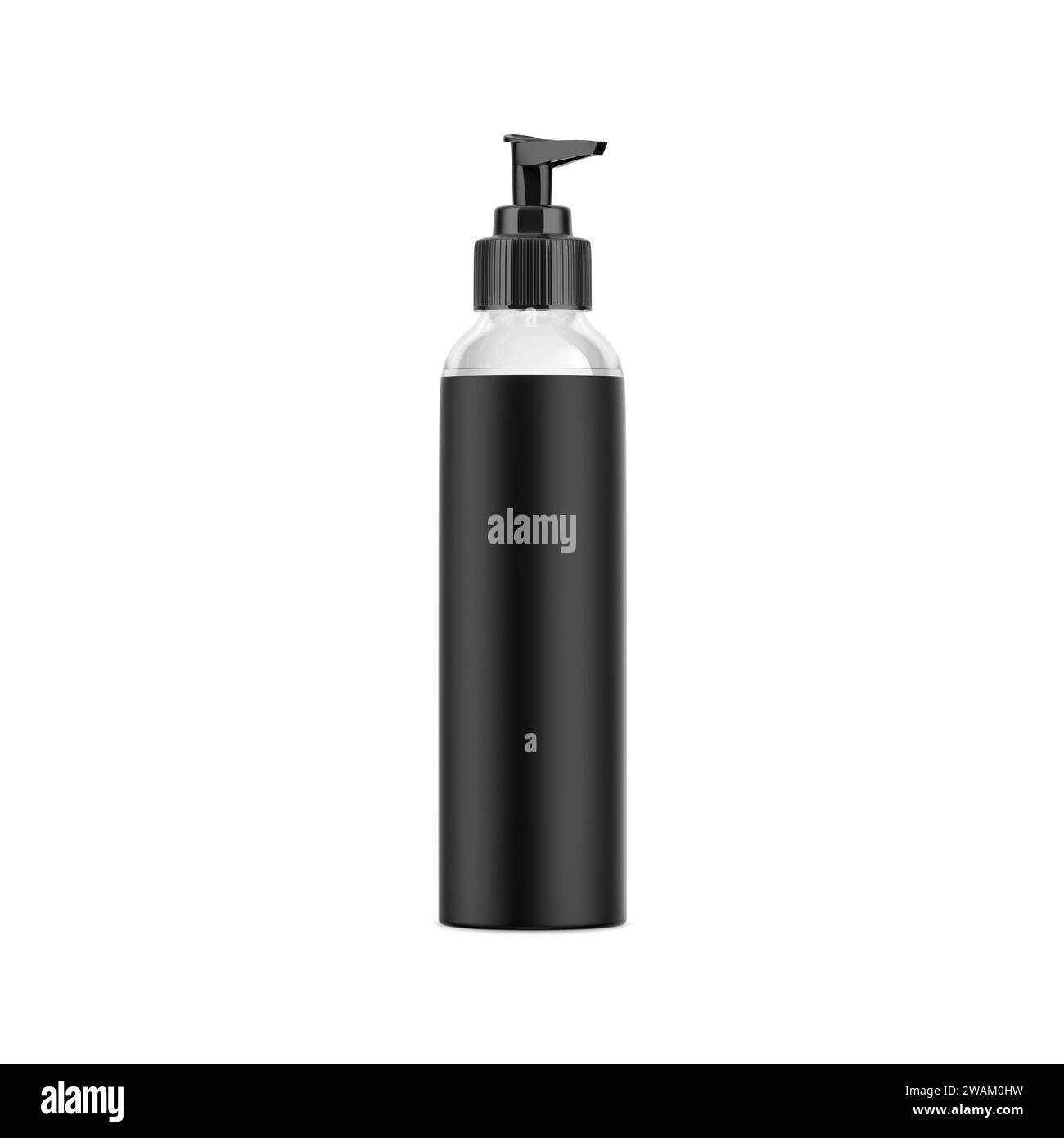 Cosmetic Bottle Mockup Isolated on Background 3D Rendering Stock Photo