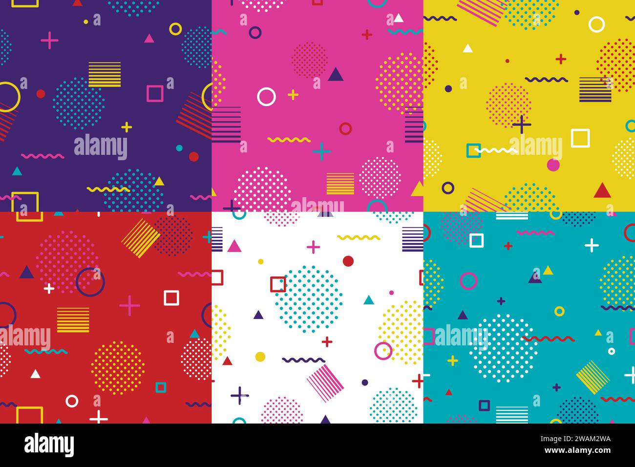 1980s wallpaper memphis hi-res stock photography and images