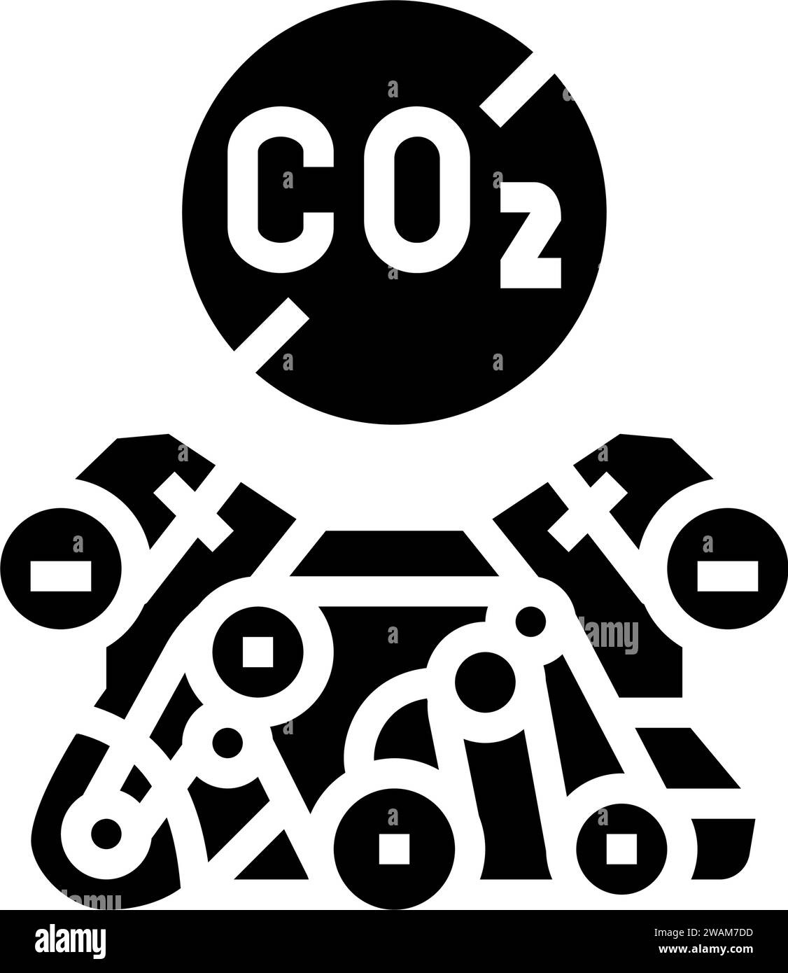 Co2 emission free black and white stock photos images alamy
