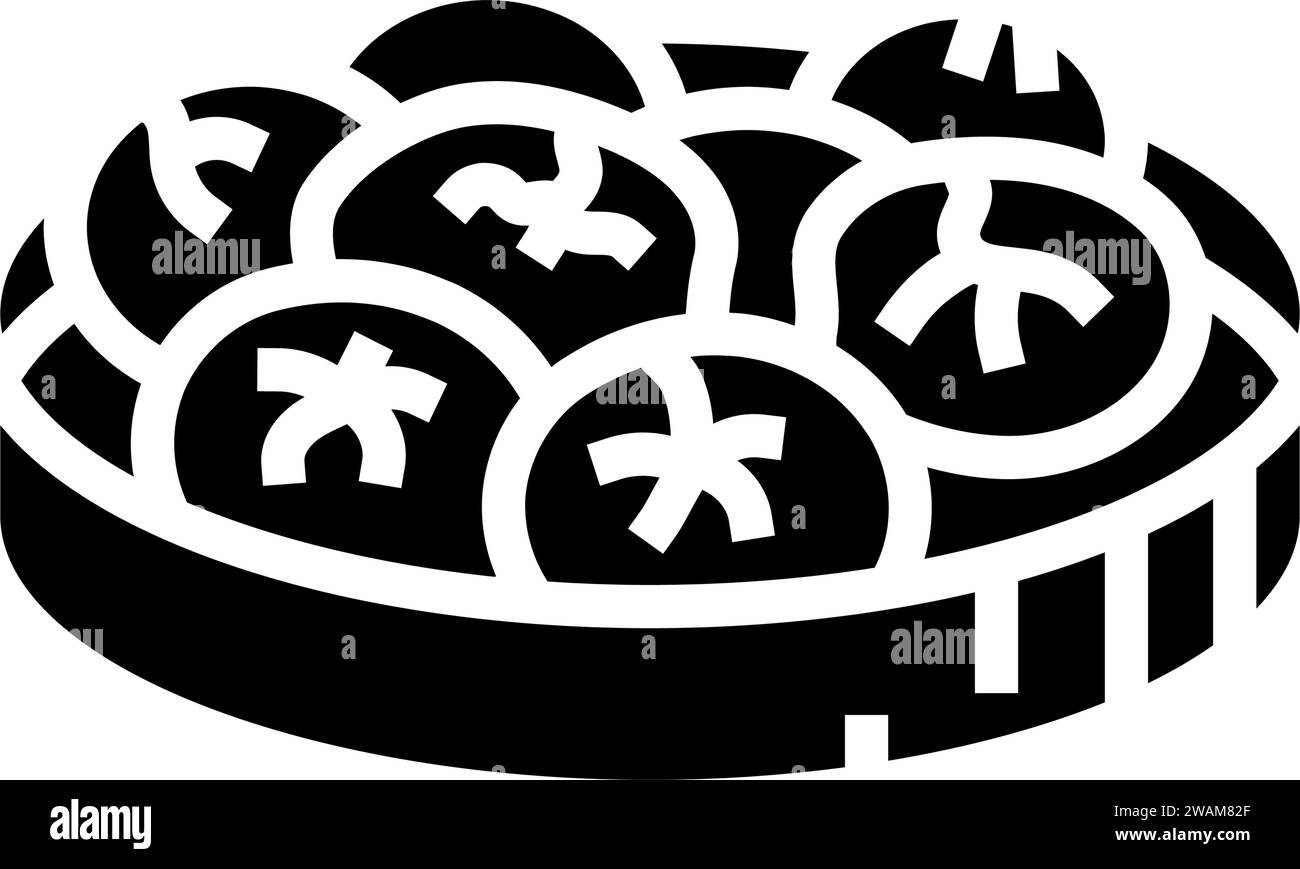 steamed buns chinese cuisine glyph icon vector illustration Stock Vector Image & Art Alamy