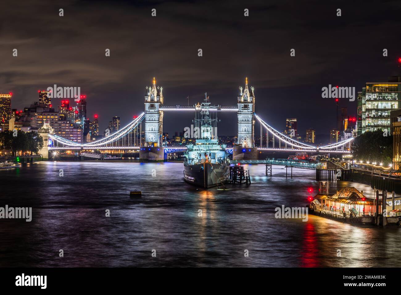 London Tower Bridge Stock Photo