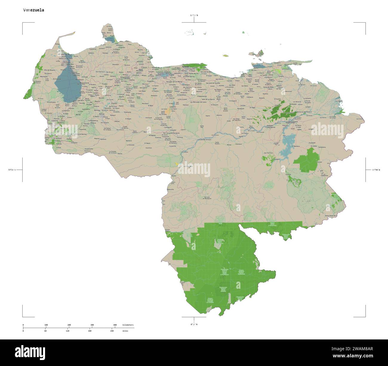 Map caracas Cut Out Stock Images & Pictures - Alamy