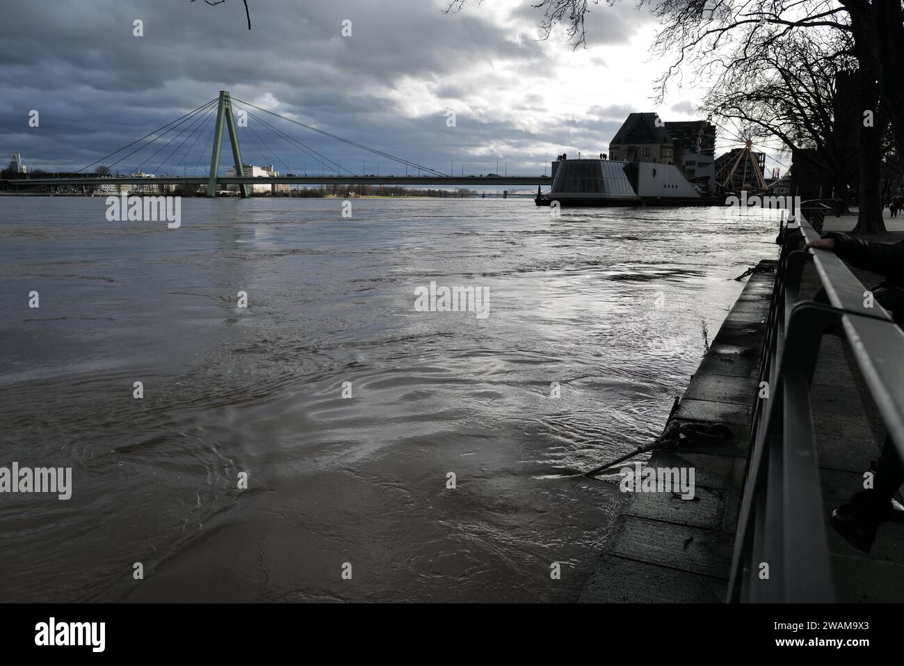 Weather on rhine river in may