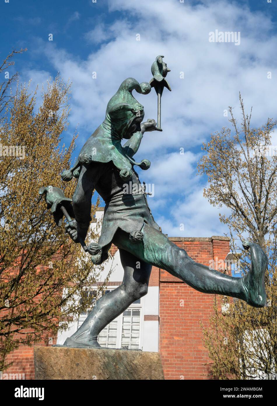 Statue The Jester by James Butler R.A., StratfordUponAvon