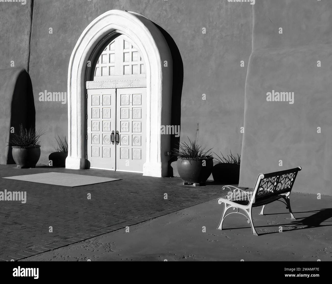 Historical new mexico church hi-res stock photography and images - Alamy