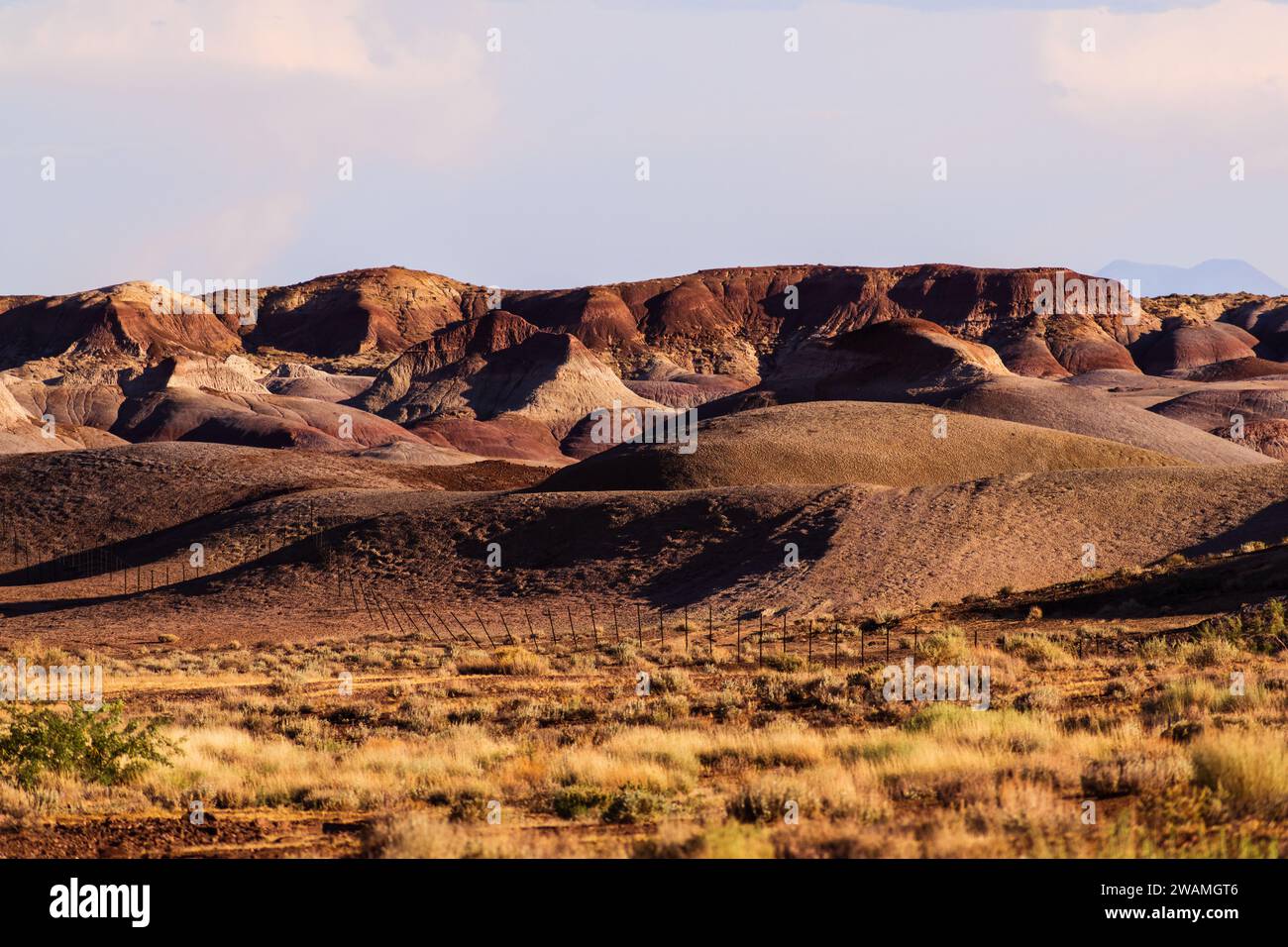 Painted Desert in Northern Arizona, United States, along US 89. Stock Photo