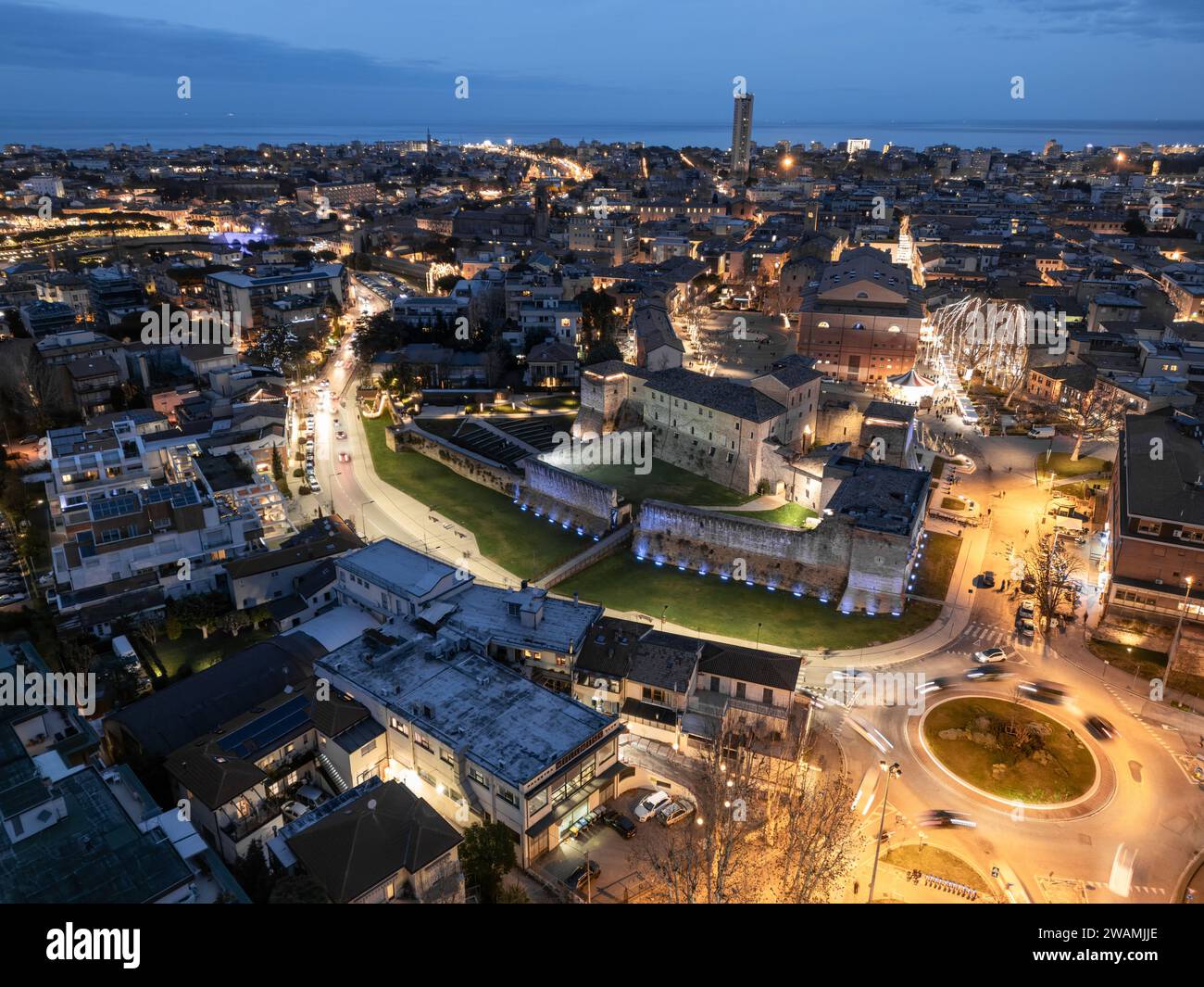 Skyline Rimini Rimini skyline hi-res stock photography and images - Alamy