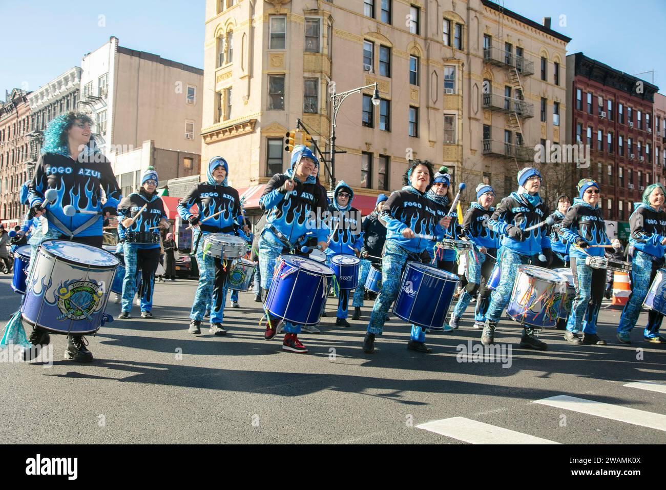 New York, New York, USA. 5th Jan, 2024. Performers at Three Kings Day