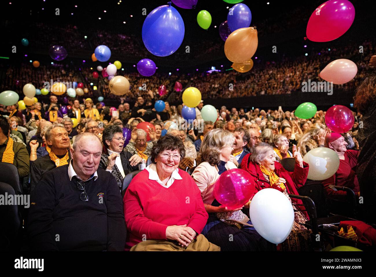 Andre Rieu Audience AMSTERDAM - The audience during a New Year's concert by violinist Andre ...
