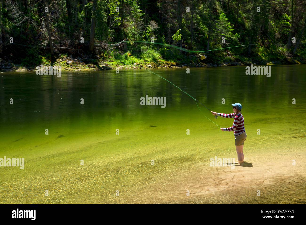Flyfishing, Selway Wild and Scenic River, Nez Perce National Forest