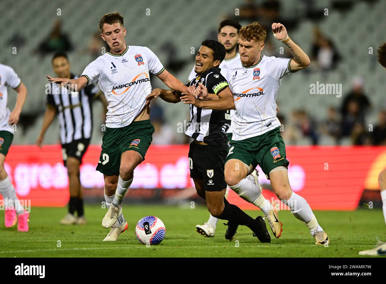 Leumeah, Australia. 05th Jan, 2024. Callum Timmins (L), Phillip Cancar