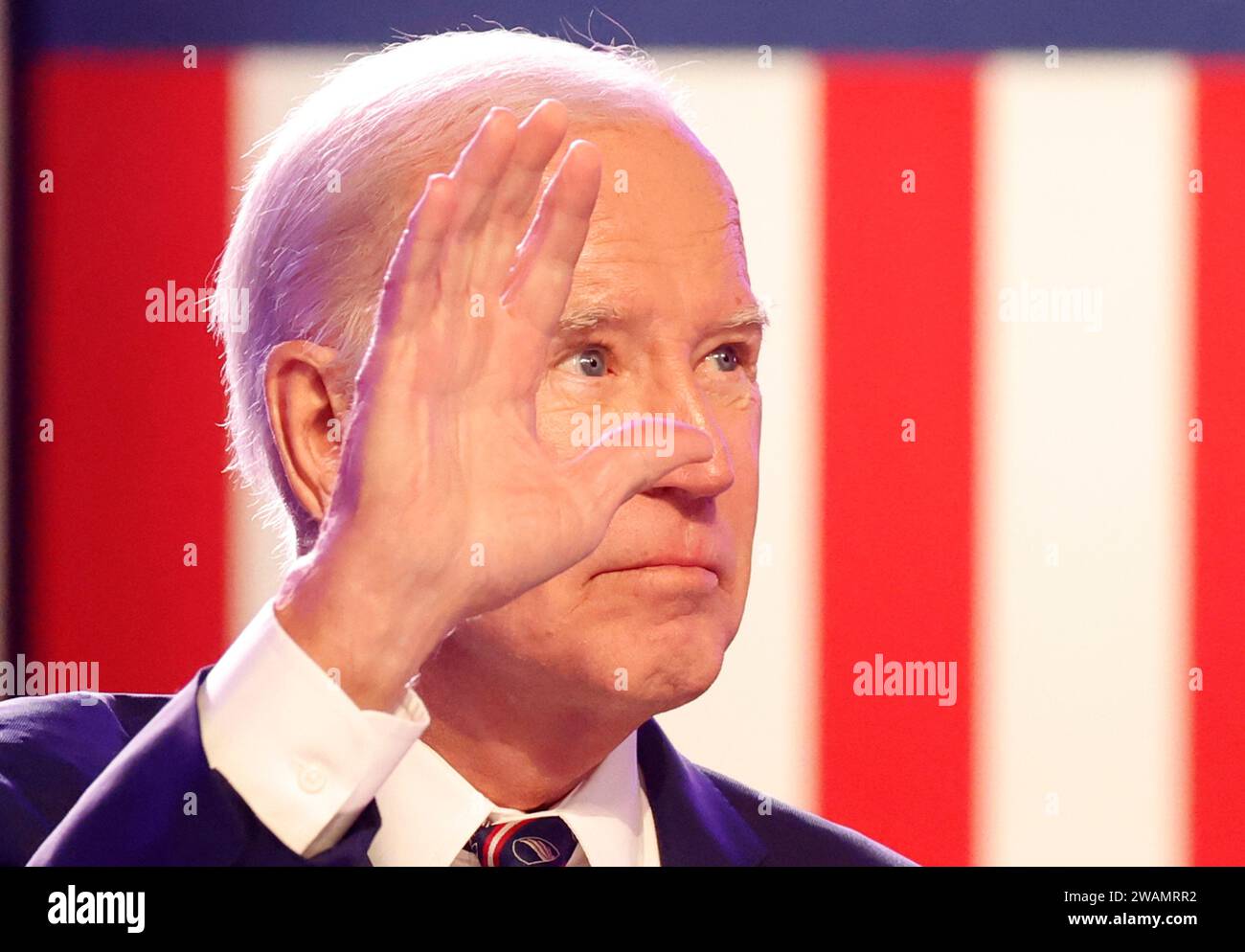 Blue Bell, United States. 05th Jan, 2024. President Joe Biden departs
