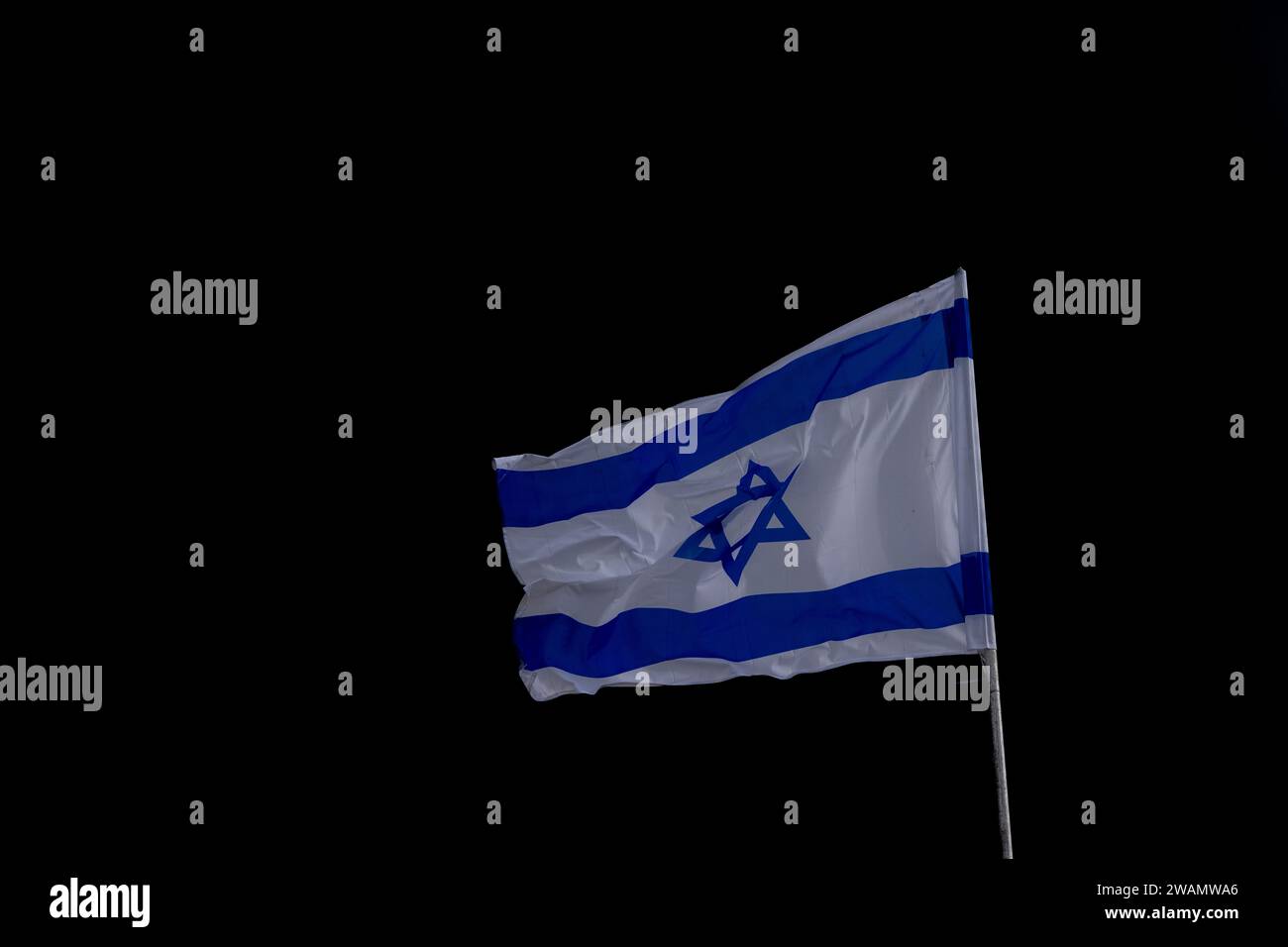 Israel flag Stock Photo