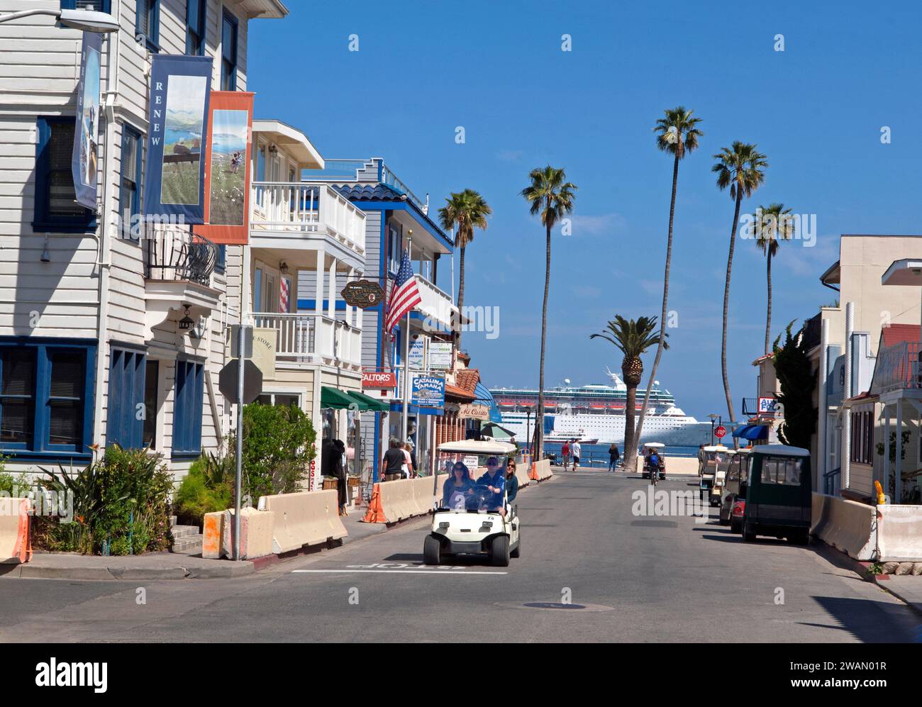 Electric vehicles provide most transportation on Catalina Island