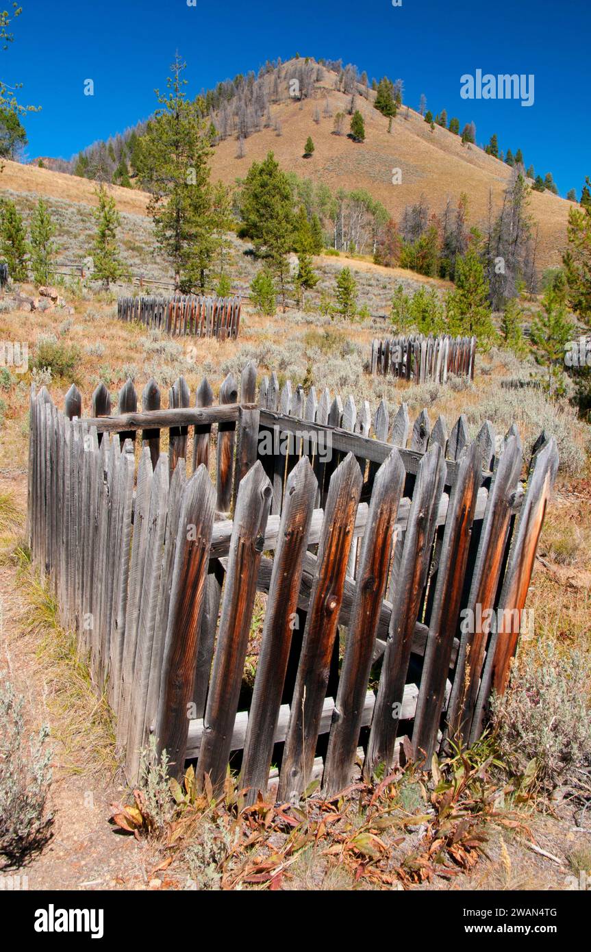 Bonanza Ghost Town cemetery, Land of the Yankee Fork Historic Area