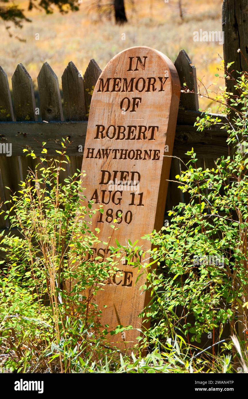 Custer Ghost Town Cemetery, Land of the Yankee Fork Historic Area
