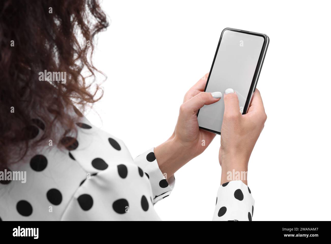 She Is Typing Message Woman typing message on smartphone hi-res stock photography and images ...