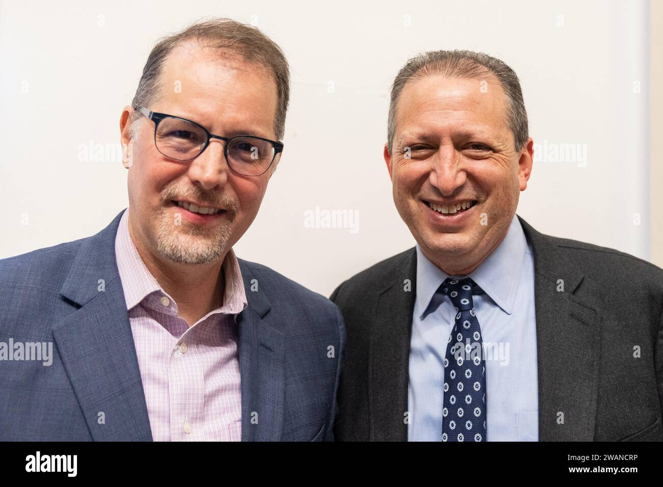 New York USA 05th Jan 2024 Mark Levine Manhattan Borough President New York Usa 05th Jan 2024 Mark Levine Manhattan Borough President And Brad Lander City Comptroller Attend 47th Annual Three Kings Breakfast Celebration In El Museo Del Barrio In New York On January 5 2024 Photo By Lev Radinsipa Usa Credit Sipa Usalamy Live News 2WANCRP