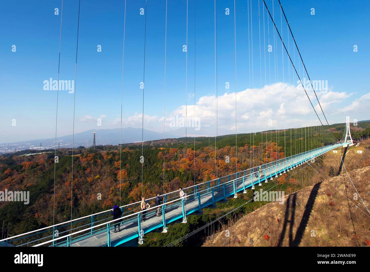 Mishima Sky Walk in Shizuoka Prefecture, Japan Stock Photo