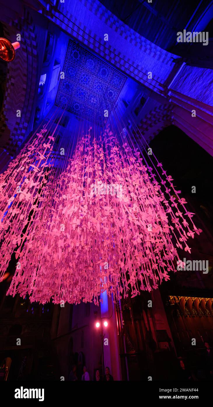 St Albans, UK, 5th January 2024, Peace Doves by Peter Walker Sculptor
