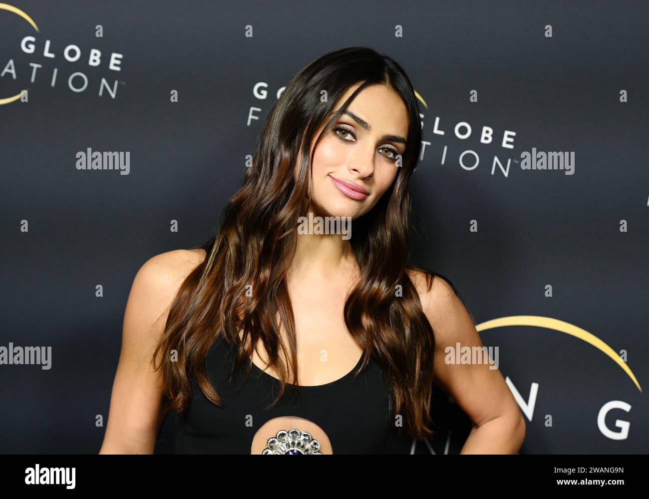 Renata Notni at the Golden Globe Foundation Dinner held at the Beverly