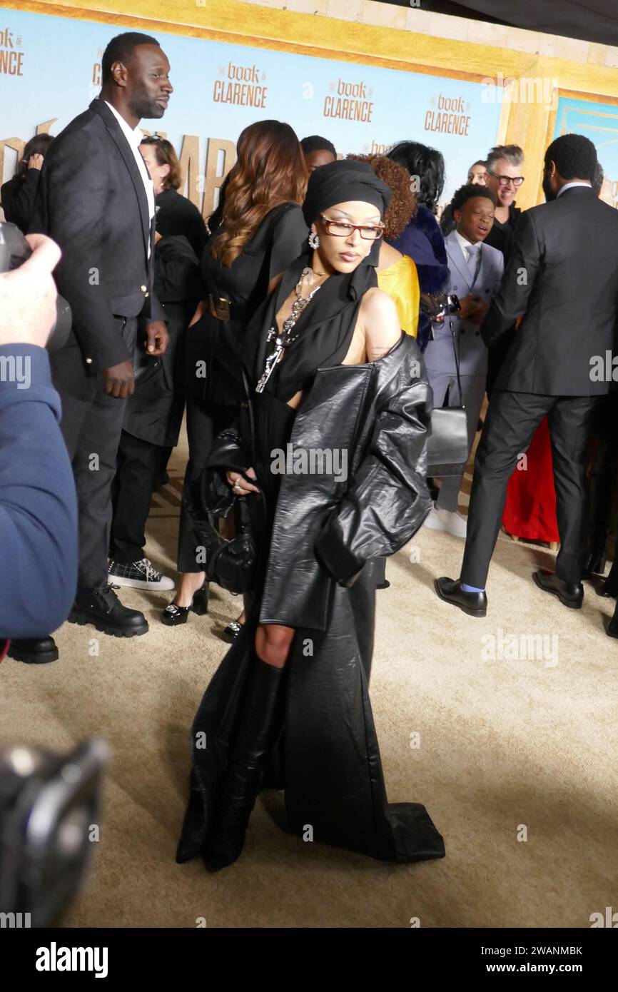 Los Angeles, California, USA 5th January 2024 Singer Doja Cat attends