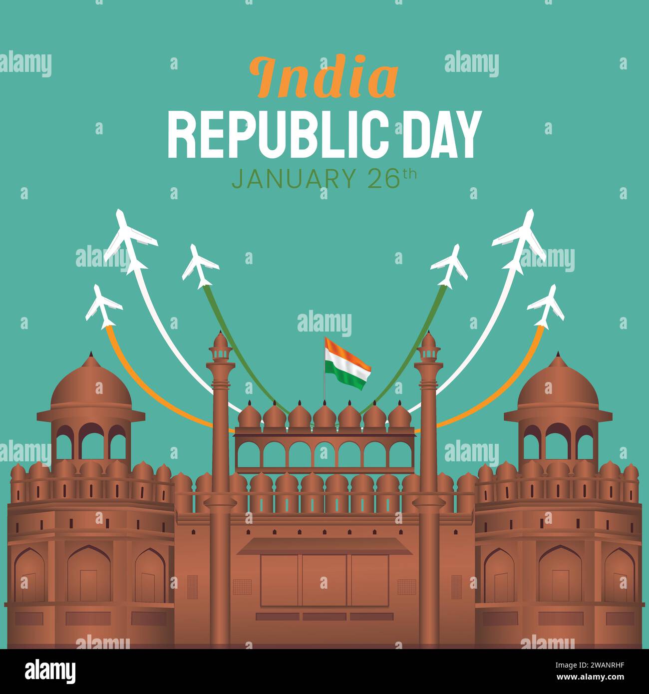 Background of India Republic Day Vector Stock Vector Image & Art Alamy