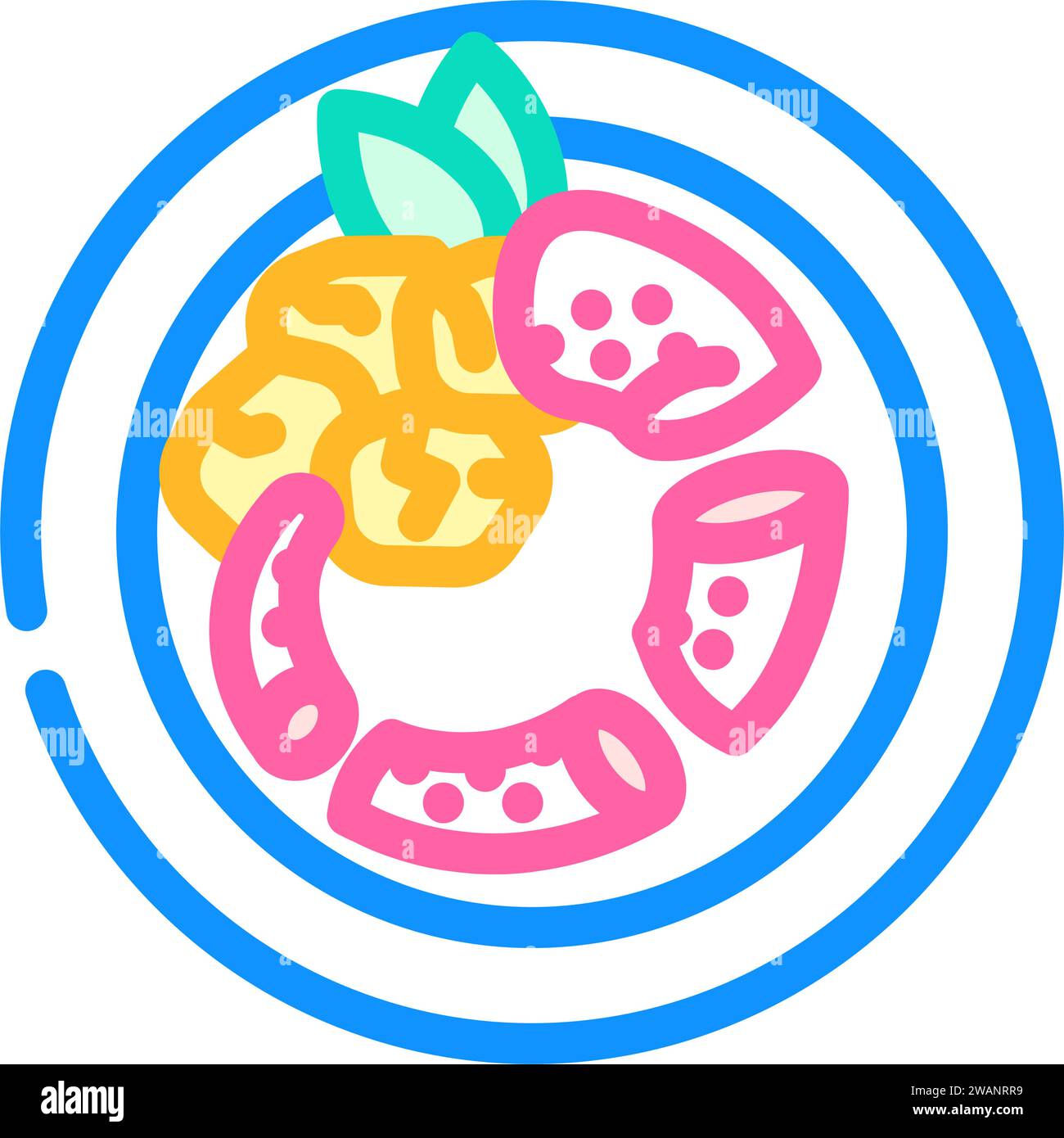 Pulpo gourmet Stock Vector Images - Alamy