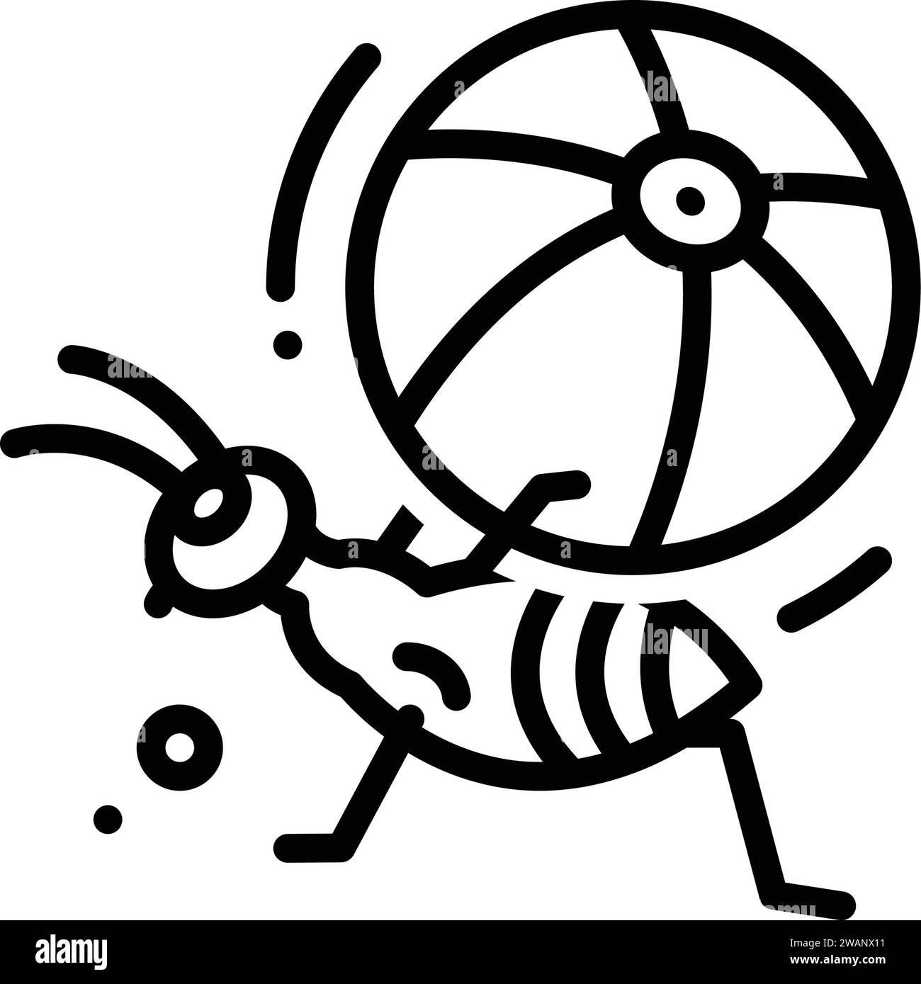 Icon for diligence,penchant Stock Vector