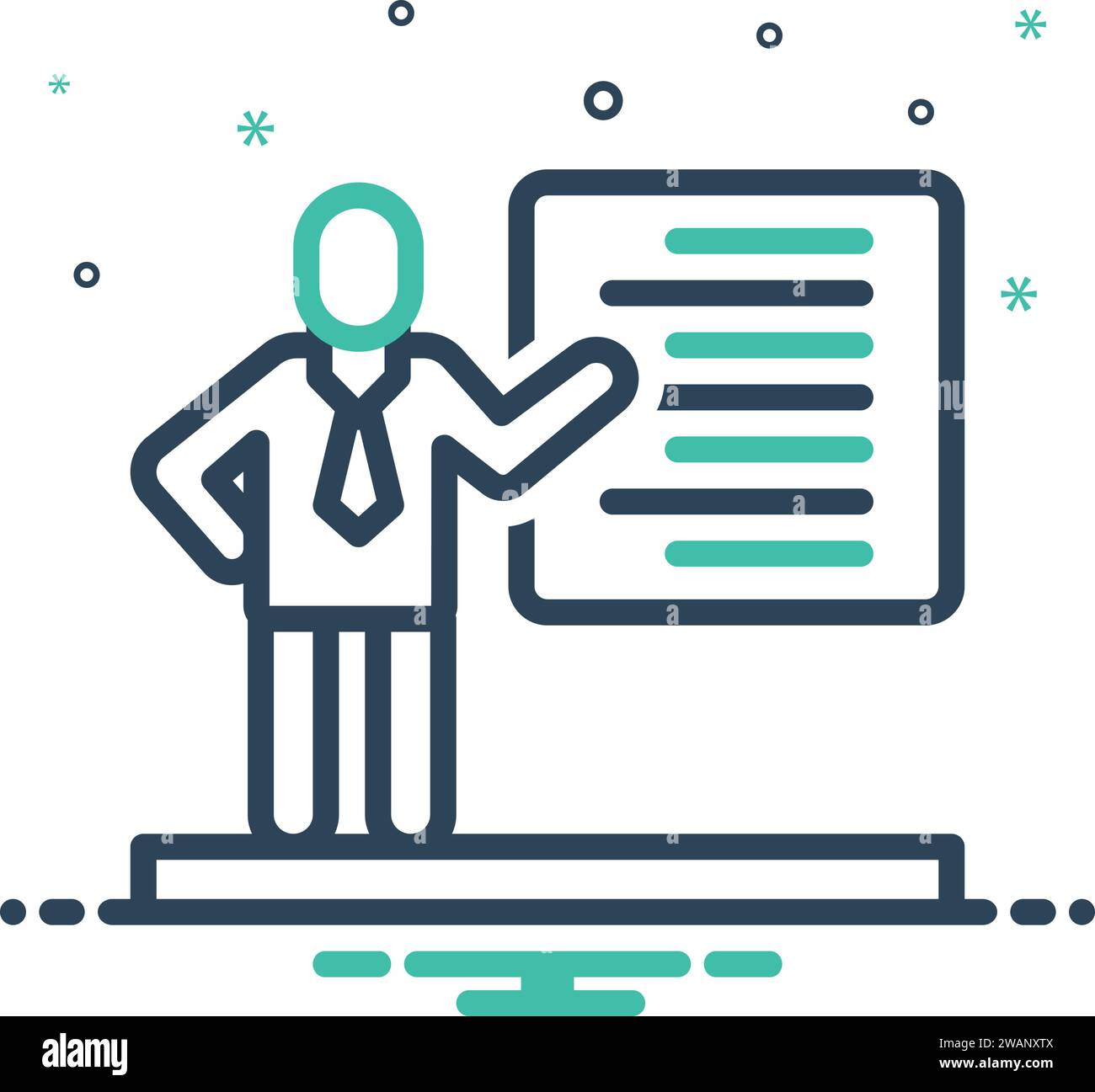 Icon for describe; teacher Stock Vector Image & Art - Alamy