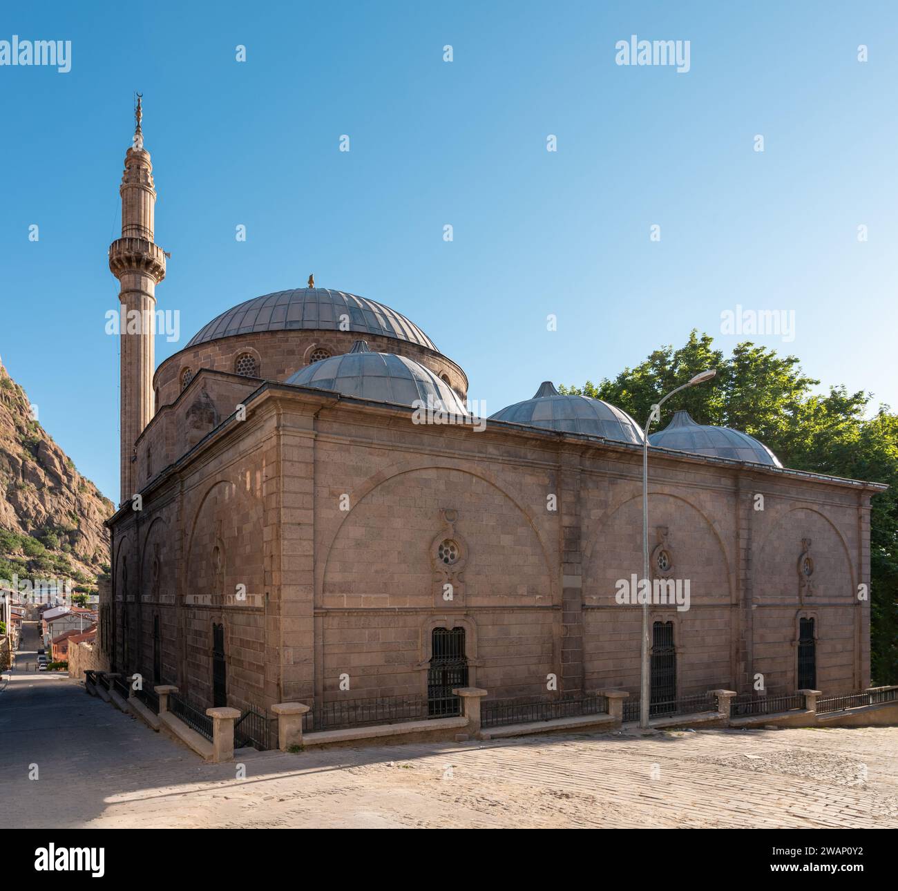 Sultan Divani Mevlevi Lodge Museum (Turkish name Sultan Divani Mevlevihanesi Müzesi) in Afyonkarahisar Stock Photo