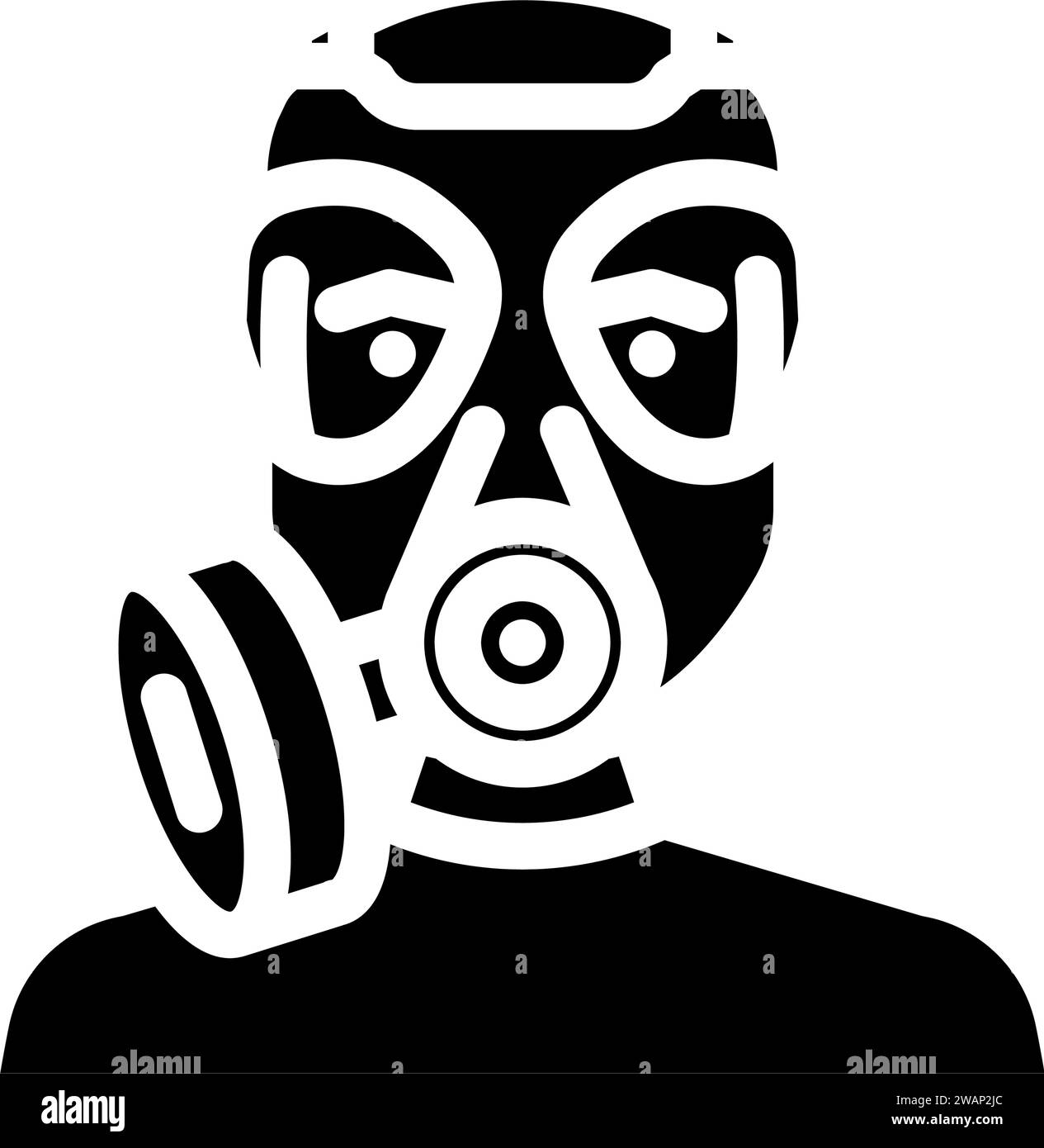 Respiratory gas mask Black and White Stock Photos & Images - Alamy