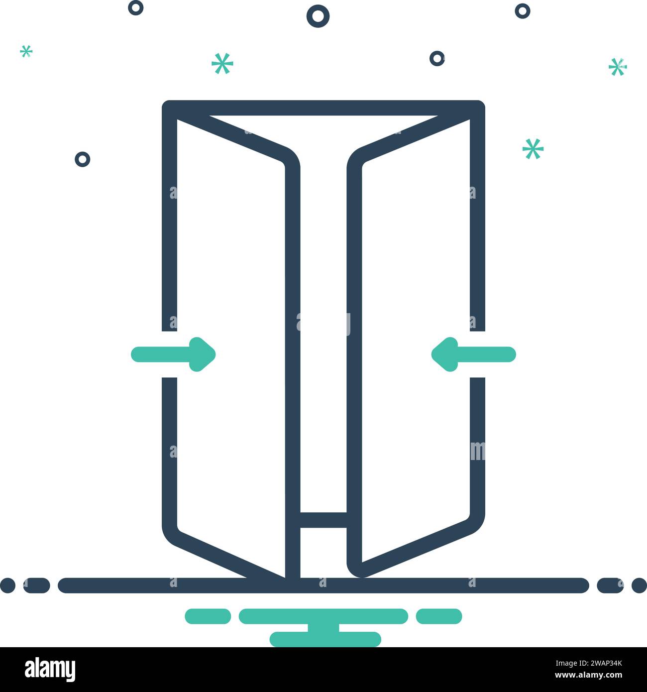 Door seam Stock Vector Images Alamy