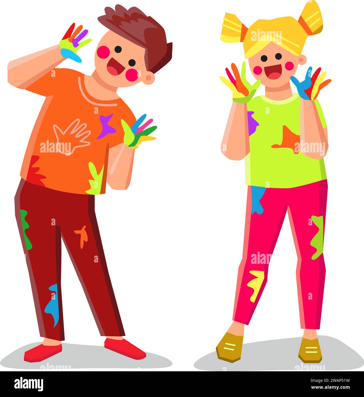 paper-creative-craft-kids-vector-stock-vector-image-art-alamy
