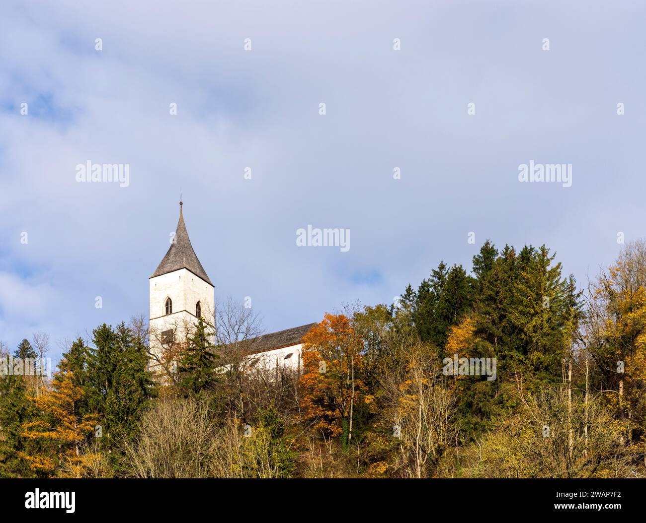 Stainach-Pürgg: church Pürgg in Schladming-Dachstein, Steiermark, Styria, Austria Stock Photo