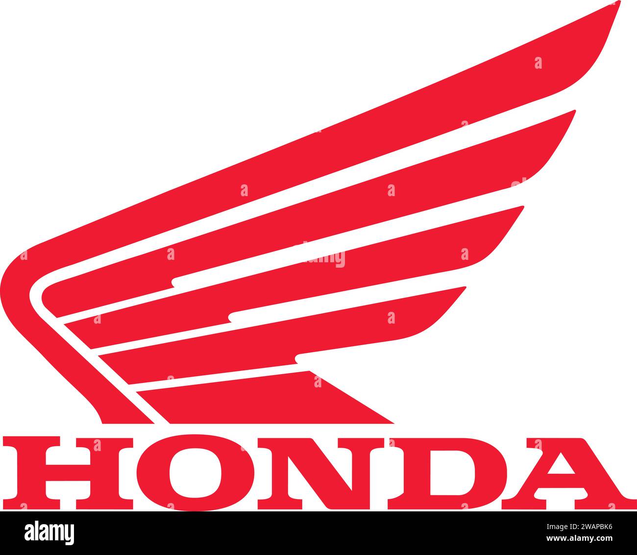 Honda logo in vector | Manufacturer of Automobiles, Honda Bike Stock Vector